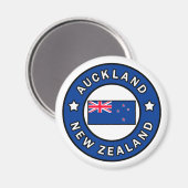 Aimant Auckland Nouvelle-Zélande (Recto/Verso)