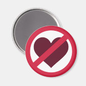 Aimant Aucun amour pour le coeur (Recto/Verso)