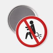 Aimant AUCUN ⚠ Drôle Toilette Thaïlandaise ⚠ (Recto/Verso)