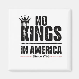 Aimant Aucun roi en Amérique Anti Trump Patriotique améri