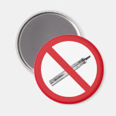 Aimant Aucun signe d'éciges (Recto/Verso)