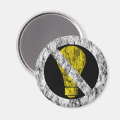 Aimant aucune ampoule à incandescence (Recto/Verso)