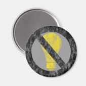 Aimant aucune ampoule à incandescence (Recto/Verso)