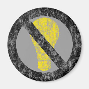 Aimant aucune ampoule à incandescence