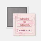 Aimant Aucune excuse pour l'aide à l'autonomisation contr (Recto/Verso)