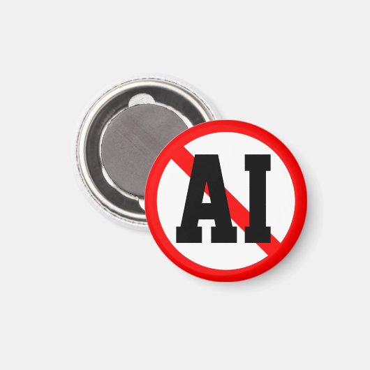 Aimant Aucune IA (Recto/Verso)