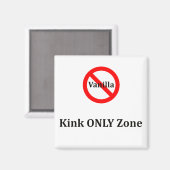 Aimant Aucune zone de Vanilla KINK (Recto/Verso)