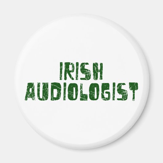Aimant Audiologiste irlandais (Devant)