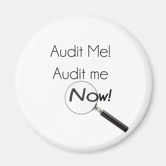 Aimant Auditez-moi ! (Devant)