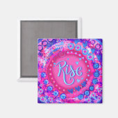 Aimant Augmenter rose Plutôt amusant Inspirant Inspiritis (Recto/Verso)