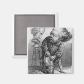 Aimant Auguste Preault (1809-79), caricature du Bou (Recto/Verso)