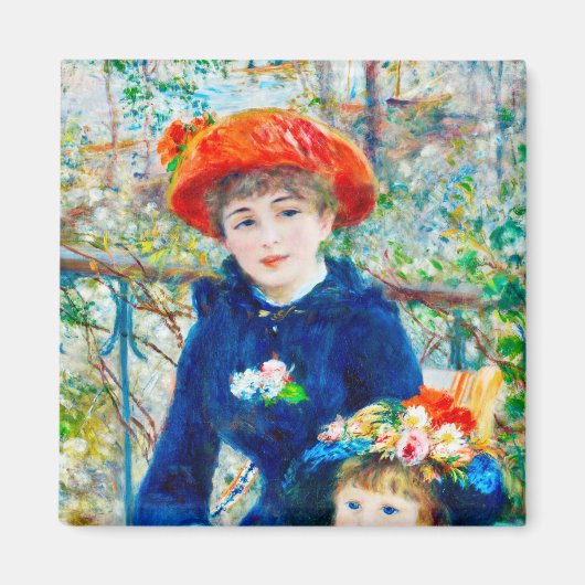 Aimant Auguste Renoir - Deux Soeurs (Devant)