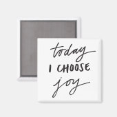 Aimant Aujourd'hui, je choisis la joie (Recto/Verso)