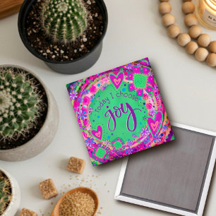 Aimant "Aujourd'hui je choisis la joie" Inspirivity Magne