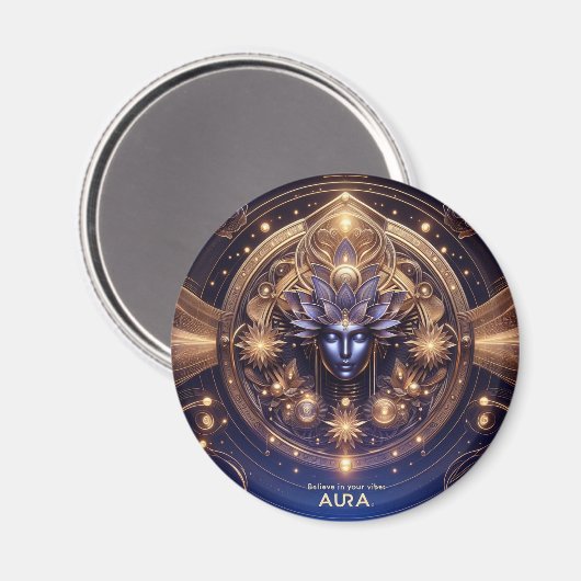Aimant Aura11 croyez en vos ondes (Recto/Verso)
