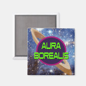 Aimant Aura Borealis Petite émission de télévision Radio  (Recto/Verso)