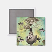 Aimant Aurelia et sa Jelly Cruiser (Recto/Verso)