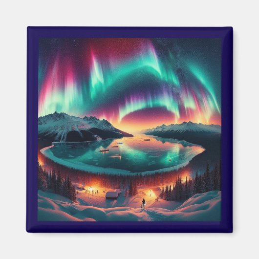Aimant Aureola Borealis en Alaska (Devant)