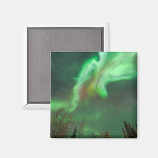 Aimant aurora boréale | Fairbanks (Recto/Verso)