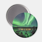 Aimant Aurora Borealis Norvège (Recto/Verso)