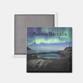 Aimant Aurora Borealis Norvège (Recto/Verso)