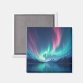 Aimant Aurora islandais (Recto/Verso)