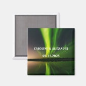 Aimant aurores boréales Aurora Borealis Mariage de ciel n (Recto/Verso)