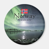Aimant Aurores boréales Norvège (Devant)
