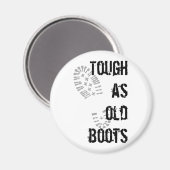 Aimant Aussi dur que les bottes anciennes (Recto/Verso)