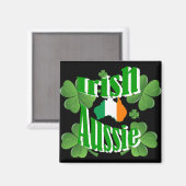 Aimant aussie irlandaise (Recto/Verso)