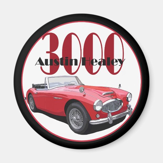 Aimant Austin Healey 3000 (Devant)