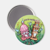 Aimant Austin Rocks (Recto/Verso)