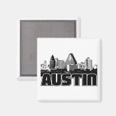 Aimant Austin Skyline (Recto/Verso)