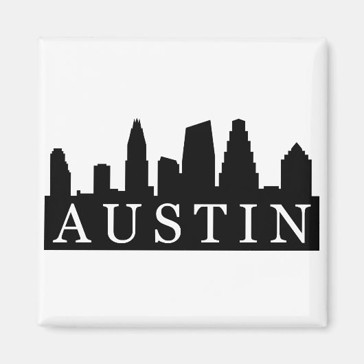 Aimant Austin Skyline (Devant)