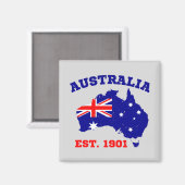 Aimant Australie établie en 1901 (Recto/Verso)