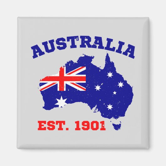 Aimant Australie établie en 1901 (Devant)