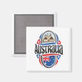 Aimant Australie Fière (Recto/Verso)