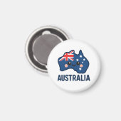 Aimant Australie Kawaii Fusion - Bold & Adorable (Recto/Verso)