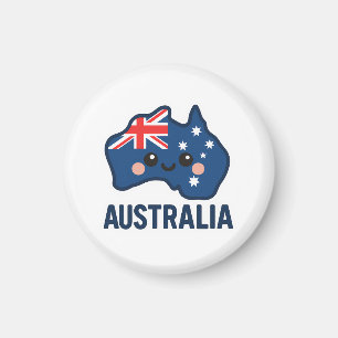 Aimant Australie Kawaii Fusion - Bold & Adorable