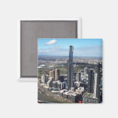Aimant Australie : Melbourne Cityscape (Recto/Verso)