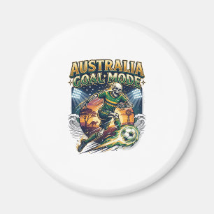 Aimant Australie Mode Objectif Squelette Batteur Nations