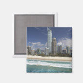 Aimant Australie, Queensland, Gold Coast, Surfers (Recto/Verso)