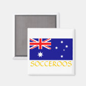 Aimant Australie "SOCCEROOS" (Recto/Verso)
