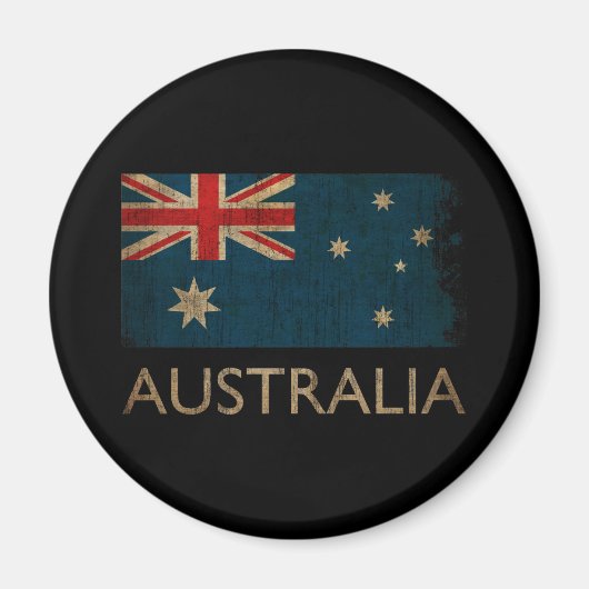Aimant Australie vintage (Devant)