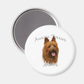 Aimant Australien Terrier Maman 2 (Recto/Verso)