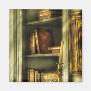 Aimant Auteur - dans la bibliothèque