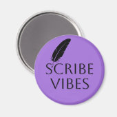 Aimant Auteur écrivain poète compositeur des Vibes Scribe (Recto/Verso)