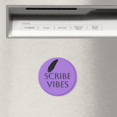 Aimant Auteur écrivain poète compositeur des Vibes Scribe (In Situ (Lave-vaisselle))