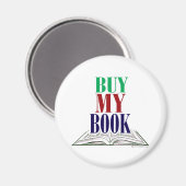 Aimant Auteur Promotionnel Acheter Mon Livre Slogan (Recto/Verso)