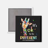 Aimant Autism Aware Acceptance Women Kid Its Ok To Be (Recto/Verso)